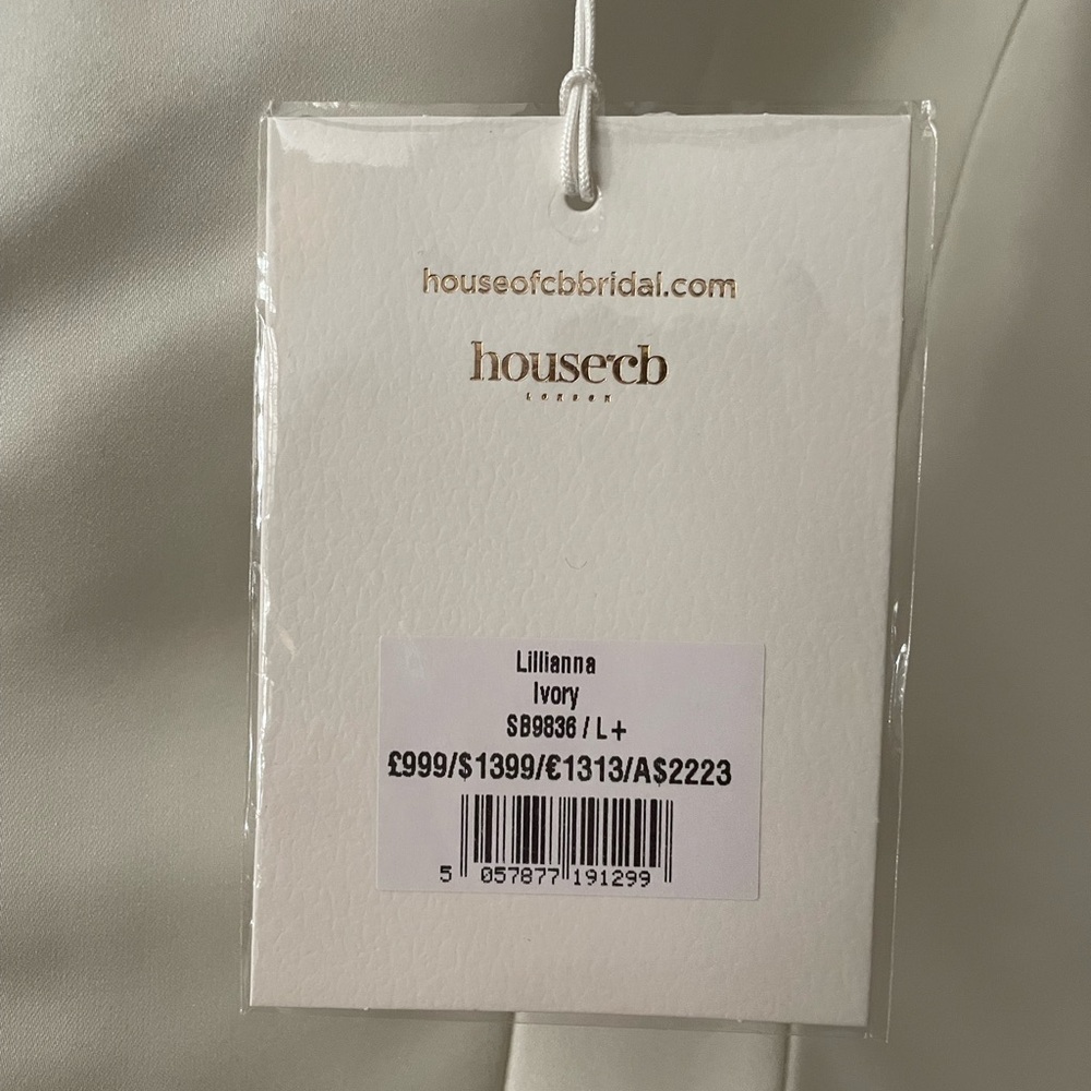 House of CB Ivory LILLIANNA Bridal Gown - Picture 4 of 6
